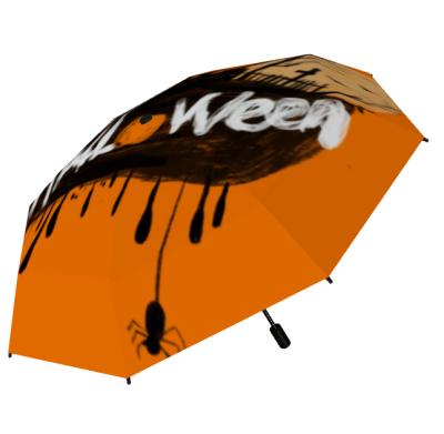 China Traditional Digital Printed 3 Ribs 8 Times Umbrella for Halloween for sale