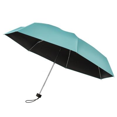 China 2021 Minimalist 3 Fold Manual Umbrella, UV Protection Umbrella, Compact Umbrella for sale