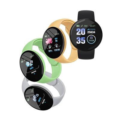 China Factory Price Touch Screen Colorful Smart Watch Waterproof OEM D18S Macaron Watches Hot Heart Rate Smart Sports Watch Bracelet For IOS Android for sale