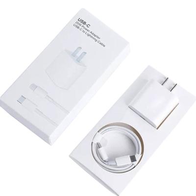 China 20W PD Charger Set Factory Original 20w PD Charging Power Supplier Wall Charger Usb EU USA Fast Power Type C Adapter For Iphone 14 13 12 Charger for sale