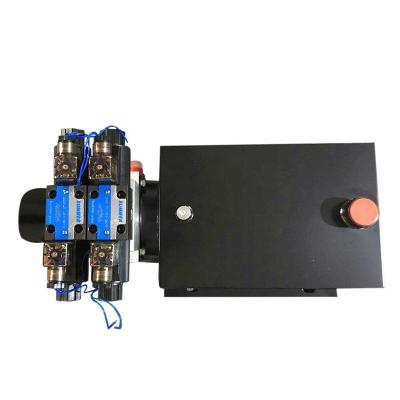 China High Quality Acting Garbage Truck Hydraulic Power Pack Double Unit For Lift Door for sale