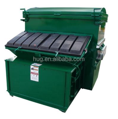 China small hydraulic garbage compactor/waste compactor/alcp self-contained compactor for sale