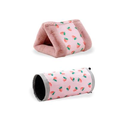 China Cute And Practical Viable Sleep Rabbit Pet Triangle Cotton Nest Channel for sale