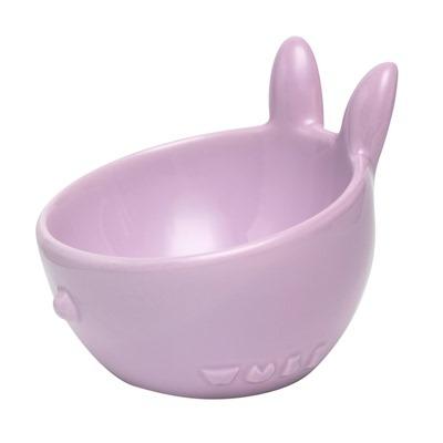 China Custom Designer Luxury Cute Ceramic Pet Feeding Bowl Viable For Small Animal Rabbit for sale