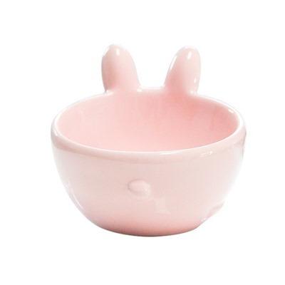 China Sustainable High Quality Feeding Rabbit Ceramic Pet Bowls Feeder For Pet for sale