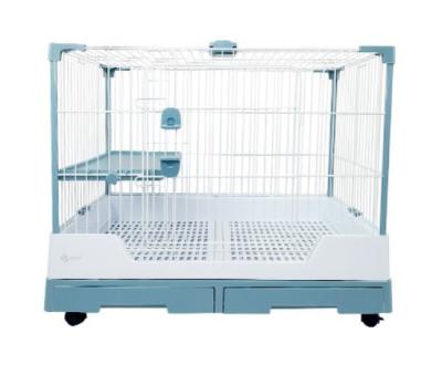 China Breathable High Quality Portable Indoor Pet Rabbit Hamster Cage Carriers Small Animal Wire Cage for sale