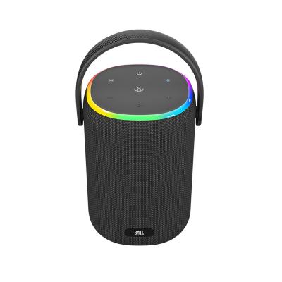 China Double Bass Loud Stereo LED Flashing Light Portable Radio Wireless Bluetooth Pairing Loud Outdoor Speaker BMTL TWS for sale