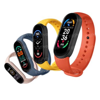 China New Heart Rate Sports Fitness Tracking Touch Screen Band M6 Smart Watch Men Women Smartwatch Bracelet For Xiaomi MI Smartband Watches for sale