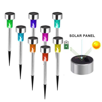 China Wholesale Solar Yard Garden Lights Waterproof Solar Spike Stake Pathway Decoration Patio Lawn Lights Lamp Landscape Lighting for sale