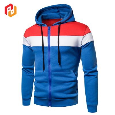 China Anti-Wrinkle Autumn High Quality Hoodie Color Block Premium Hoodies Fashion Men Hoodie Coldker for sale