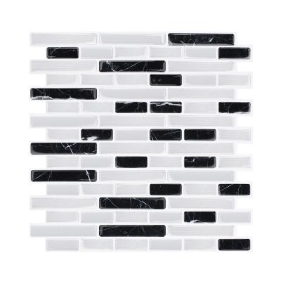 China Modern Waterproof+ECO-Friendly+Self-adhesive 3d Stripe Wallpaper Brick Panel Skin And Stick Wall Tile For Home Decor for sale