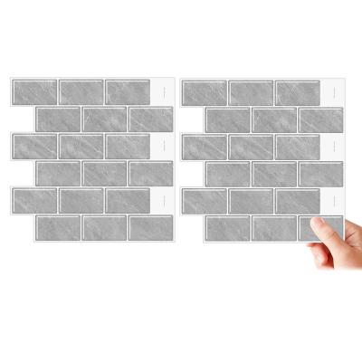 China Modern Peel and Stick Backsplash Tiles For Kitchen Self Adhesive Wallpaper 3D Sticker Stick On Tiles for sale