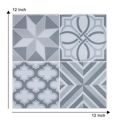 China New modern trending diy self adhesive wallpaper pvc 3d home decor sticker tiles backsplash for sale