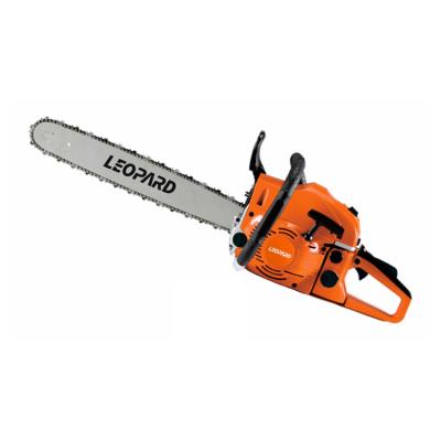 China LEOPARD 61.5cc 2-Stroke Gas Chainsaw 22 24 Inch E-Start 6150A2 High Performance Gas Chainsaw 272 Chainsaws For Farm for sale