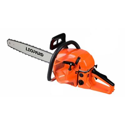 China LEOPARD 61.5cc Gasoline Chainsaw 2-Stroke 22 24 Inch 6150E Gasoline Chainsaw 5800 Durable Machinery With 2 Years Warranty for sale