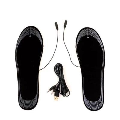 China 2020 Household New Design Electric Heated Insoles With USB In Winter for sale