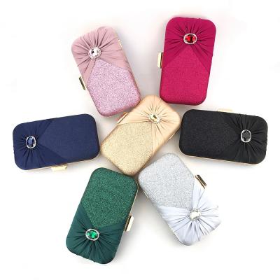 China Factory direct sale durable new diamond dinner bags women's charming personalized clutch bag for sale