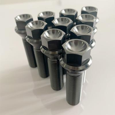 China gr5 Ti6al4v M14 M12x1.25 Titanium wheel bolt or lug bolt for Auto for sale