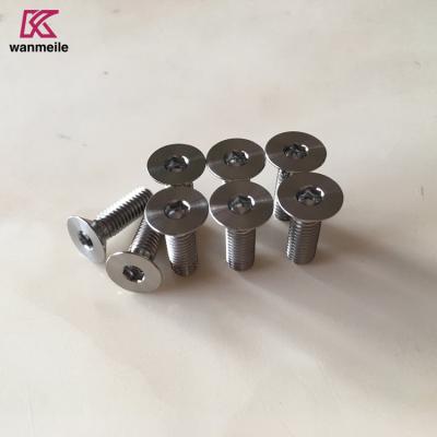 China Titanium stuurwiel schroef M5 12mm 14mm Bolt Countersunk schroeven Te koop