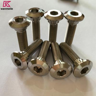 China Titanium Bolts M8x30mm Motorcycle Brake Disc Rotor Screw Hex For Kawasaki Yamaha Parts for sale