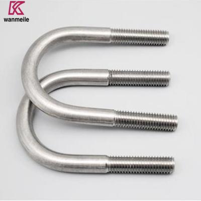 China Titanium Grade 2 Grade 5 M6 M8 Titanium U Bolt For Industrial for sale