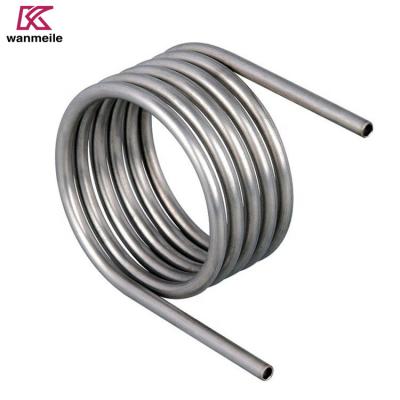 China Gr2 Seamless Titanium Tubes For Thermal Evaporators In Shell Coil Heat Exchangers for sale