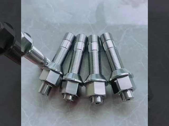 Titanium wheel stud