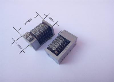 中国 6ディジットの凸の標準のローマの後方の凸版印刷の番号機4X8 販売のため