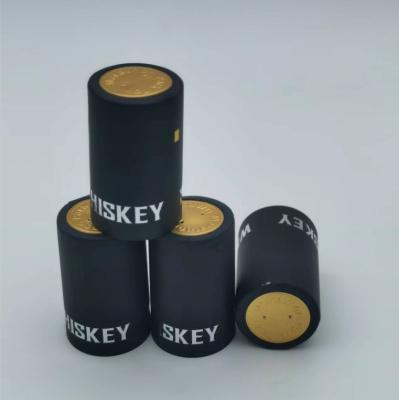 China Wholesale high quality non refillable wine capsule seal wine cap screw cap for wine packaging for sale