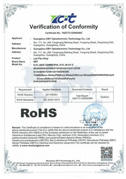 RoHS - Guangzhou EBY Optoelectronic Technology Co., Ltd.