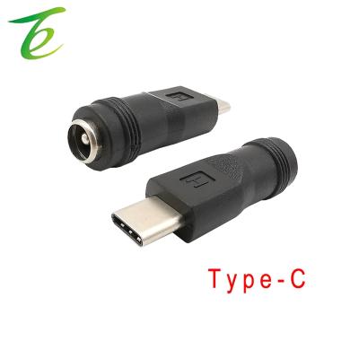 China USB Male Charger DC Power Adapter Connector Type-C to 5.5x2.1mm Jack Female Converter for Notebook PC Phone for sale