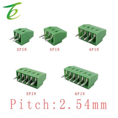 China Straight Straight Pin 5/10PCS Terminal Block 2.54mm 0.1