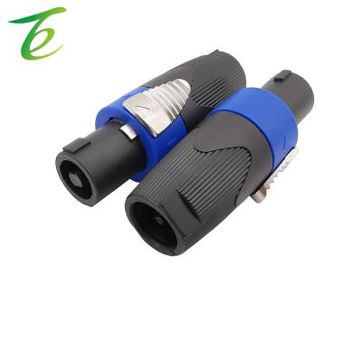 China NL4FC Speakon 4 Pole Plug Speaker Connectors 4 Pole Male Audio Speaker Plug Twist Lock Cable Connector For NEUTRIK Type NL4FC Speakon 4 Pole Male Plug Speaker Audio Connectors for sale