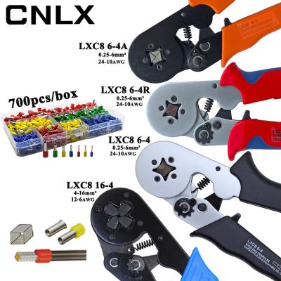 China Mini LXC8 10S 0.25-10mm2 23-7AWG LXC8 6-4/6-4A 0.25-6mm2 LXC8 16-4 Brand Mini Clamp Tool Set Clamps Mini Crimping Electrical Tube Ends for sale