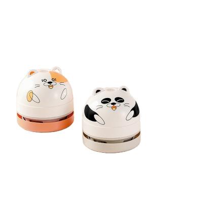 China Car Cute Animal Shape Mini Portable Vacuum Cleaner USB Desktop Vacuum Cleaner for sale