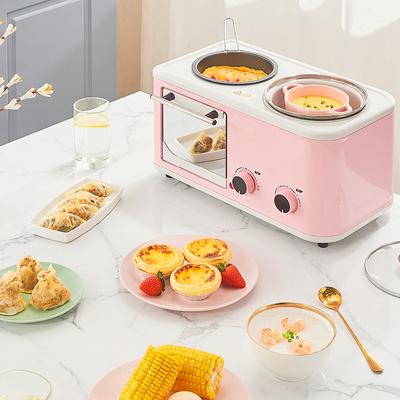 China Wholesale Mechanical Household Timer Control 3 in 1 Automatic Household Toast Sandwich Breakfast Maker for sale