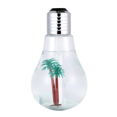 China 2022 Colorful Air Humidifier New Arrival Bulb Humidifier 400ml USB Air Humidifier For Home Car Personal Space for sale