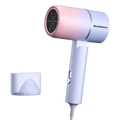 China Ionic Super Quiet Professional Cordless Foldable 1200w Hair Dryer Foldable High Quality High Quality Travel Hair Dryer for sale