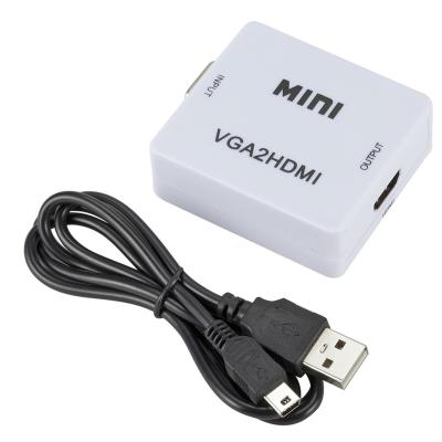 China vga to hdtv mini vga2hdmi converter for pc laptop with 18 audio for sale