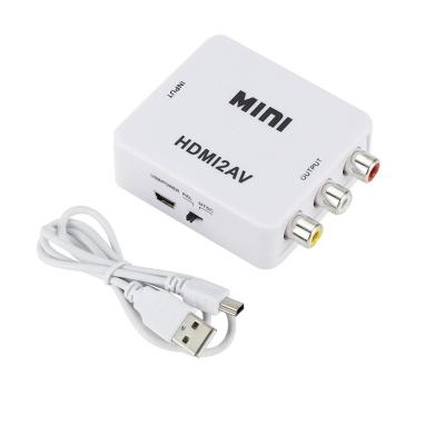 China Professional HDTV Audio Video Adapter Other Mini Size Home Audio 1080p 60hz HD2AV HDTV to AVHDTV 1080P to RCA AV 3RCA 14 for sale