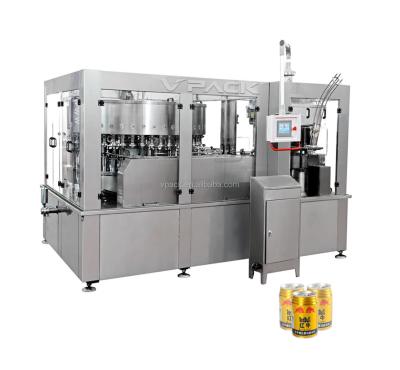 China Food Can Filler Can Filler Machine Automatic Carbonated Beverage Drinks Beer Soda Aluminum Can Filler And Seamer Machine for sale