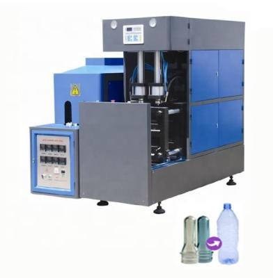 China Two Cavity Pet Small Blow Molding Machine 300ml 500ml Semi Automatic Pet Plastic Bottle Making Machine / Zhangjiagang for sale