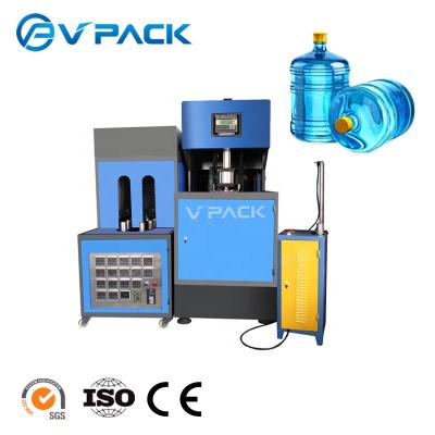 China Good and cheap 5 gallon semi-automatic bottle water bottle plastic blow molding machine for sale