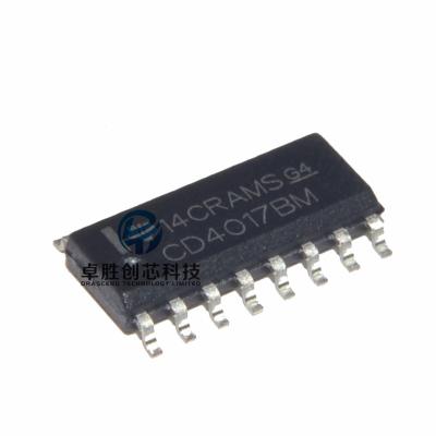 China New standard original decimal chip logic counter spot CD4017BM SOP-16 CD4017BM96 for sale