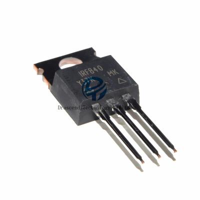 China New standard original IRF840 8A 500V MOSFET field effect tube TO-220 transistor IRF840PBF for sale