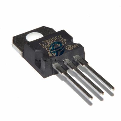 China New original L7805CV TO-220 regulator chip standard 5V 1.5A L7805CV linear transistor for sale