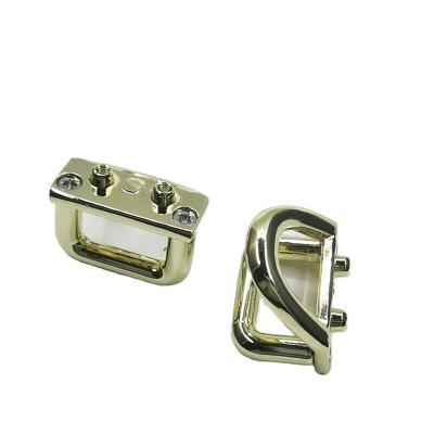 China Eco - Friendly Bag Hardware Custom Metal D Ring Buckle For Handbags for sale