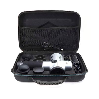 China light & shockproof & Waterproof Custom Color Debossed Logo Molded Tray EVA Massage Gun Storage Case Bag For Various Types Massage Gun Storage for sale