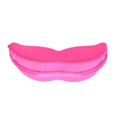 China Custom Case Unbreakable Shockproof Lightweight Logo Portable Lip Shape Cosmetics Toilteries Bag Multi Pocket Storage in Pink Color for Lidstick Powder Organize for sale