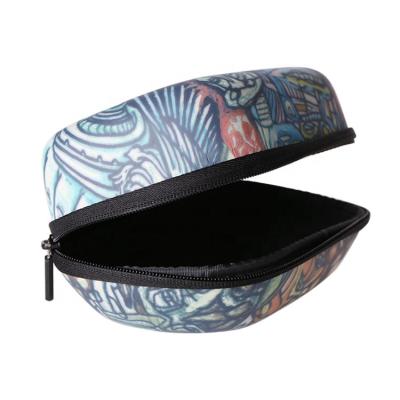 China waterproof & shockproof & Custom Printing Surfing Surfing Case Dirtbike Glasses Case EVA Glasses Box Eyewear Carrying Case Lightweight Graffiti Style for sale